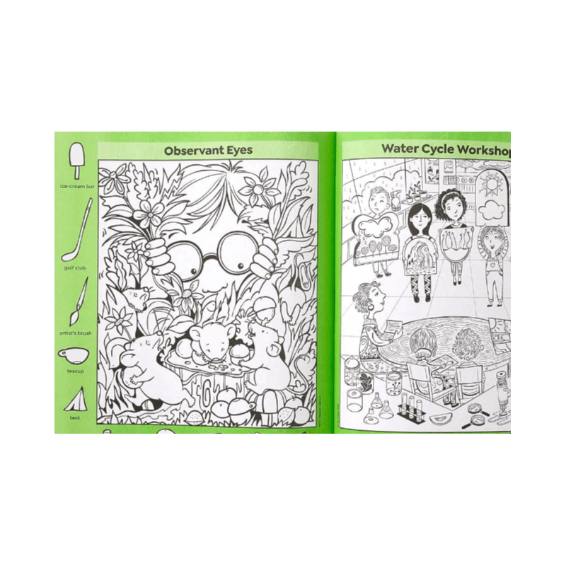 Awesome Science Puzzles: Find and Seek 100+ Science Hidden Picture Puzzles for Kids 6+, Highlights Puzzle Book for Kids (Highlights Hidden Pictures) (Spiral Bound)