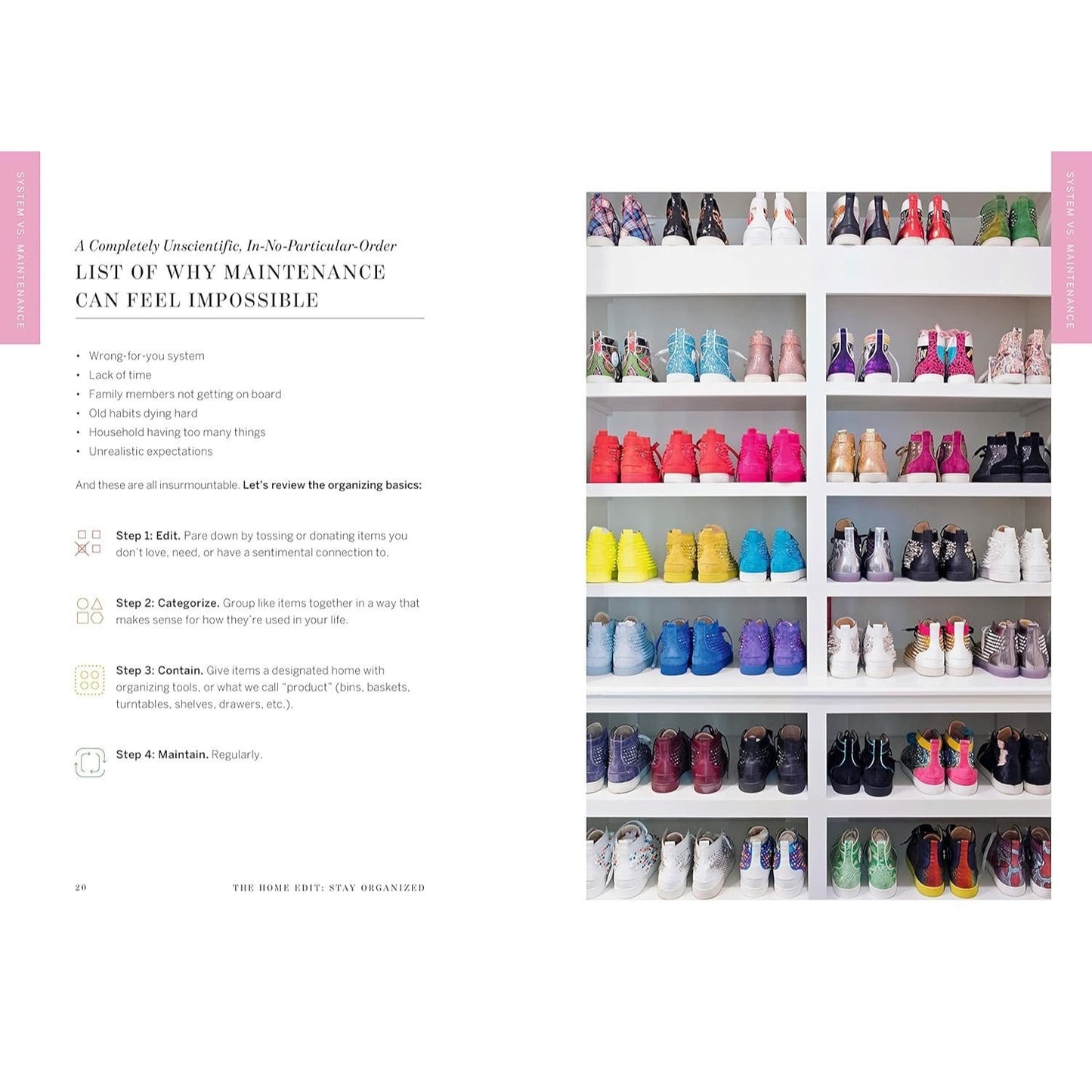The Home Edit: Stay Organized: The Ultimate Guide to Making Systems Stick /]Cclea Shearer & Joanna Teplin (Spiral Bound)