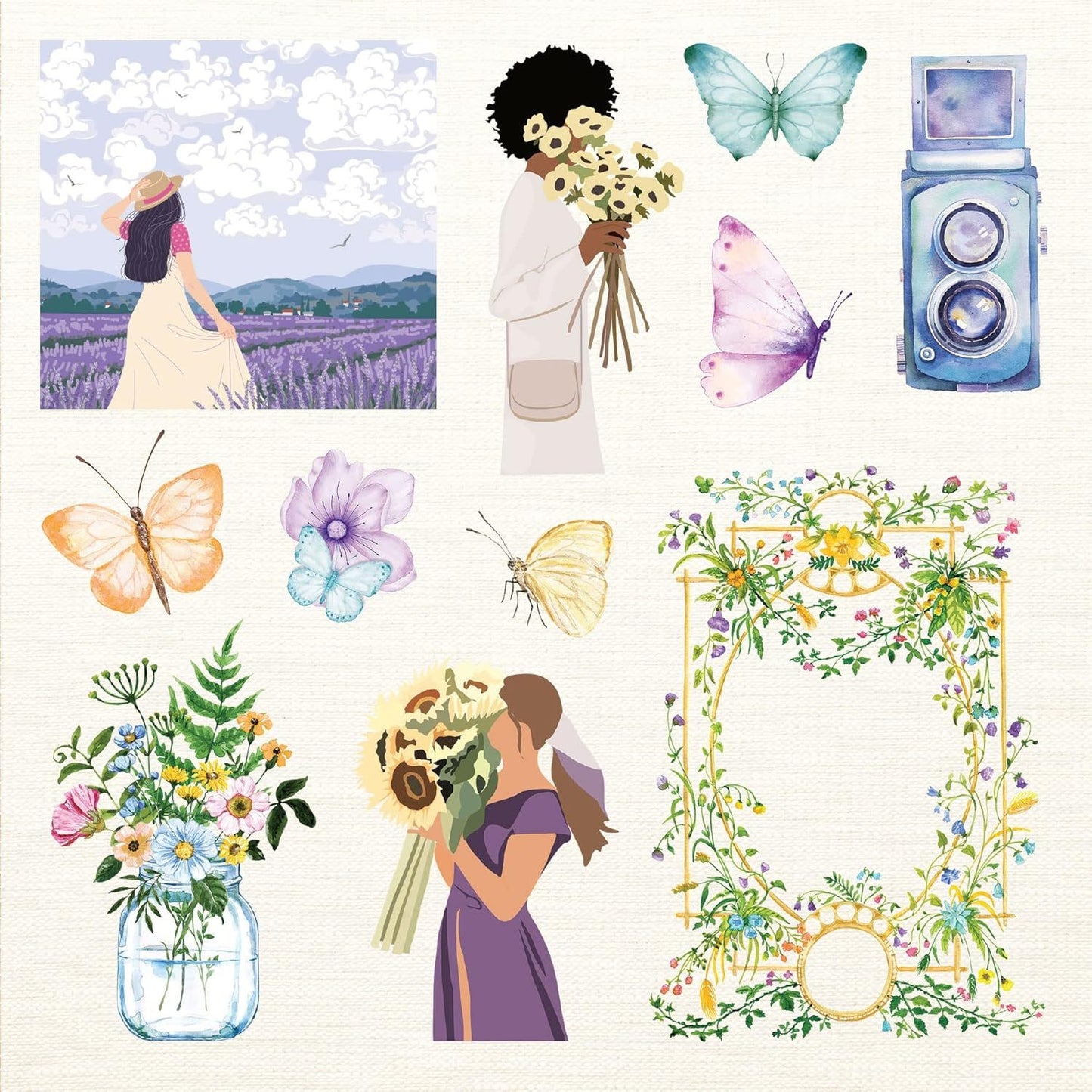 Boho Dreams Sticker Book: A Free-Spirited Sticker Book