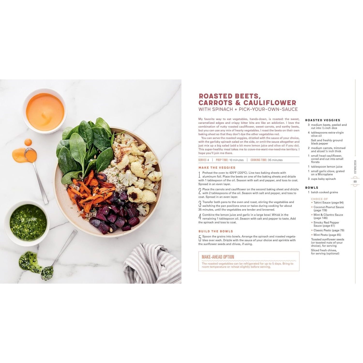 Build-A-Bowl: 77 Satisfying & Nutritious Combos: Whole Grain + Vegetable + Protein + Sauce = Meal