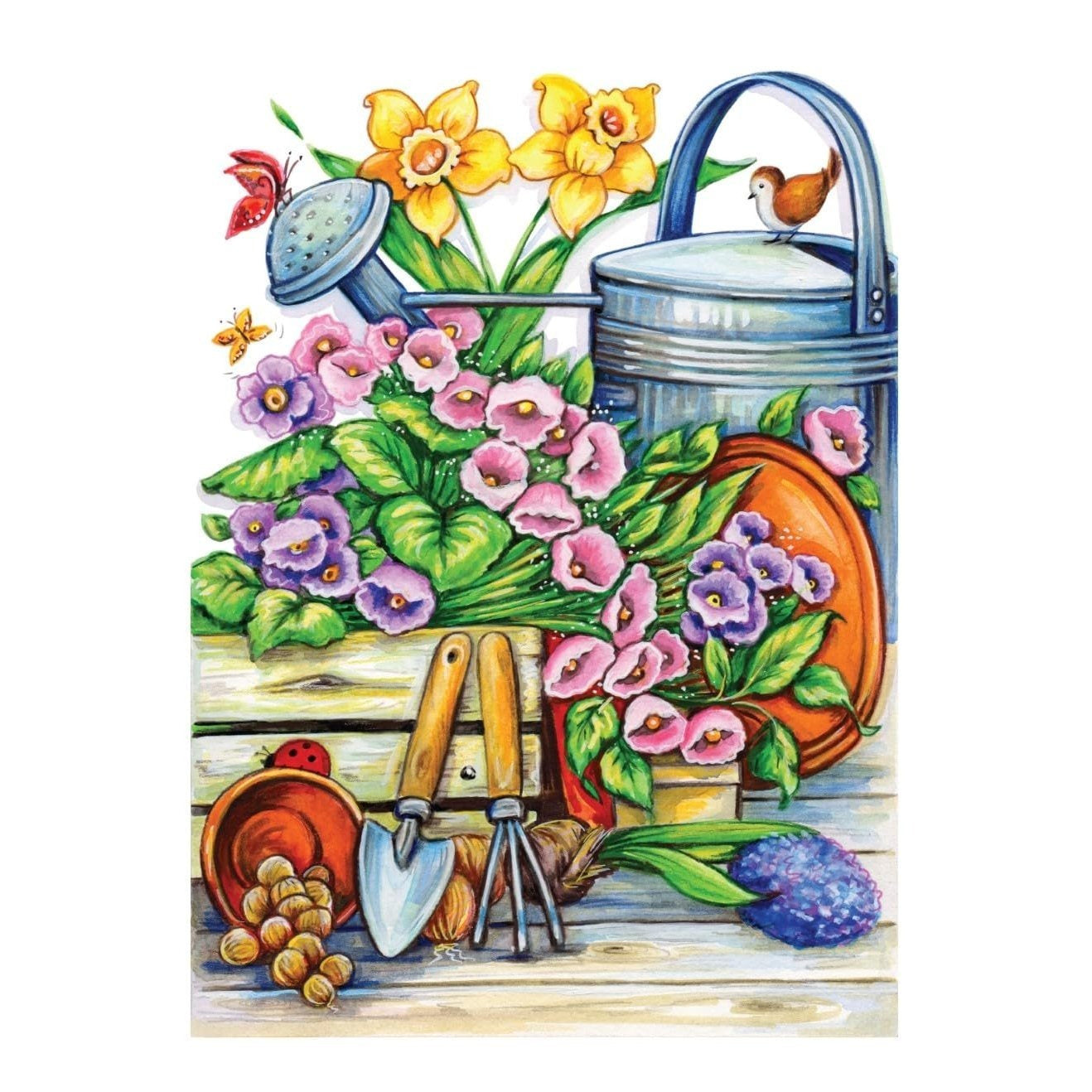 Creative Haven Spring Scenes Coloring Book