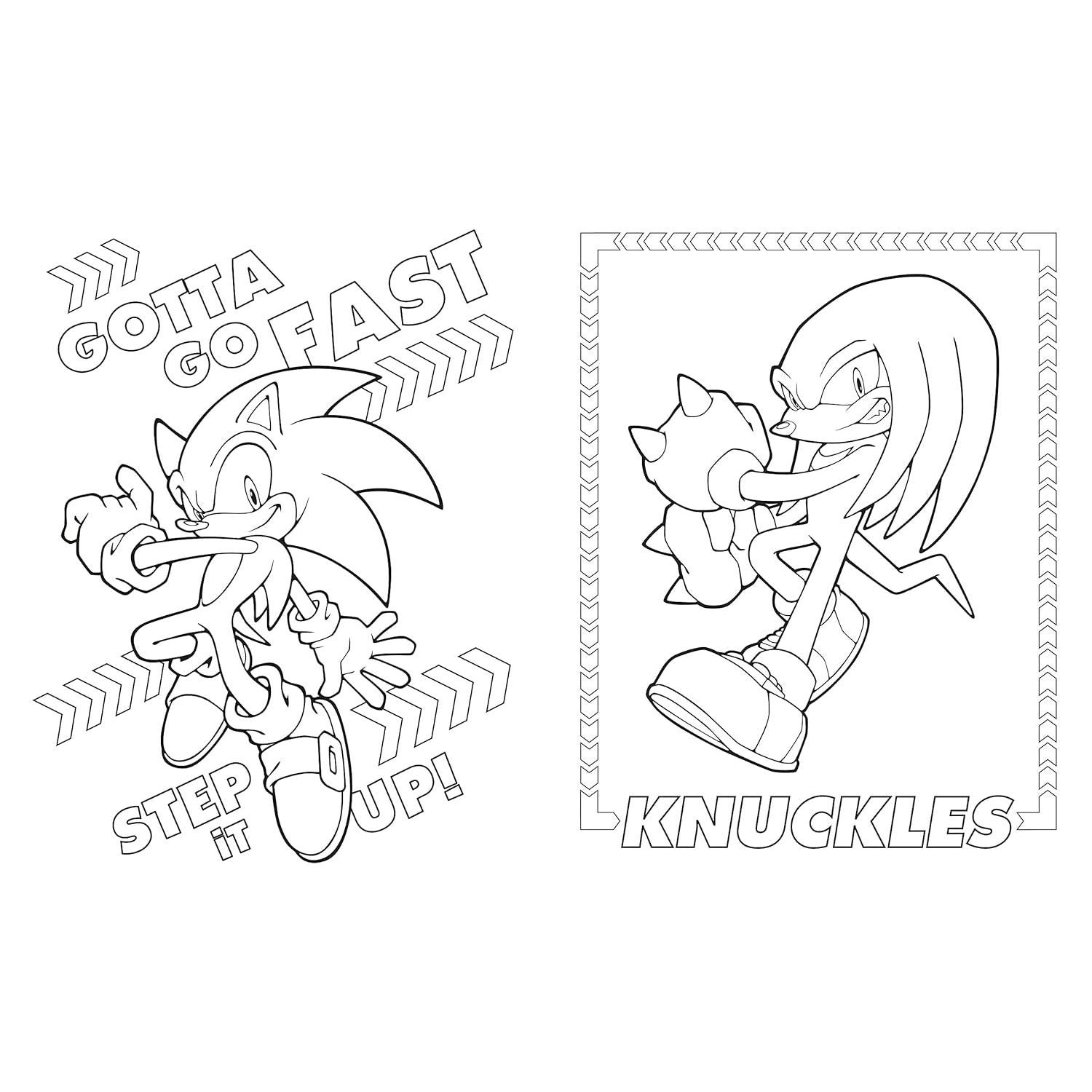 Sonic the Hedgehog: The Official Coloring Book (Spiral Bound)