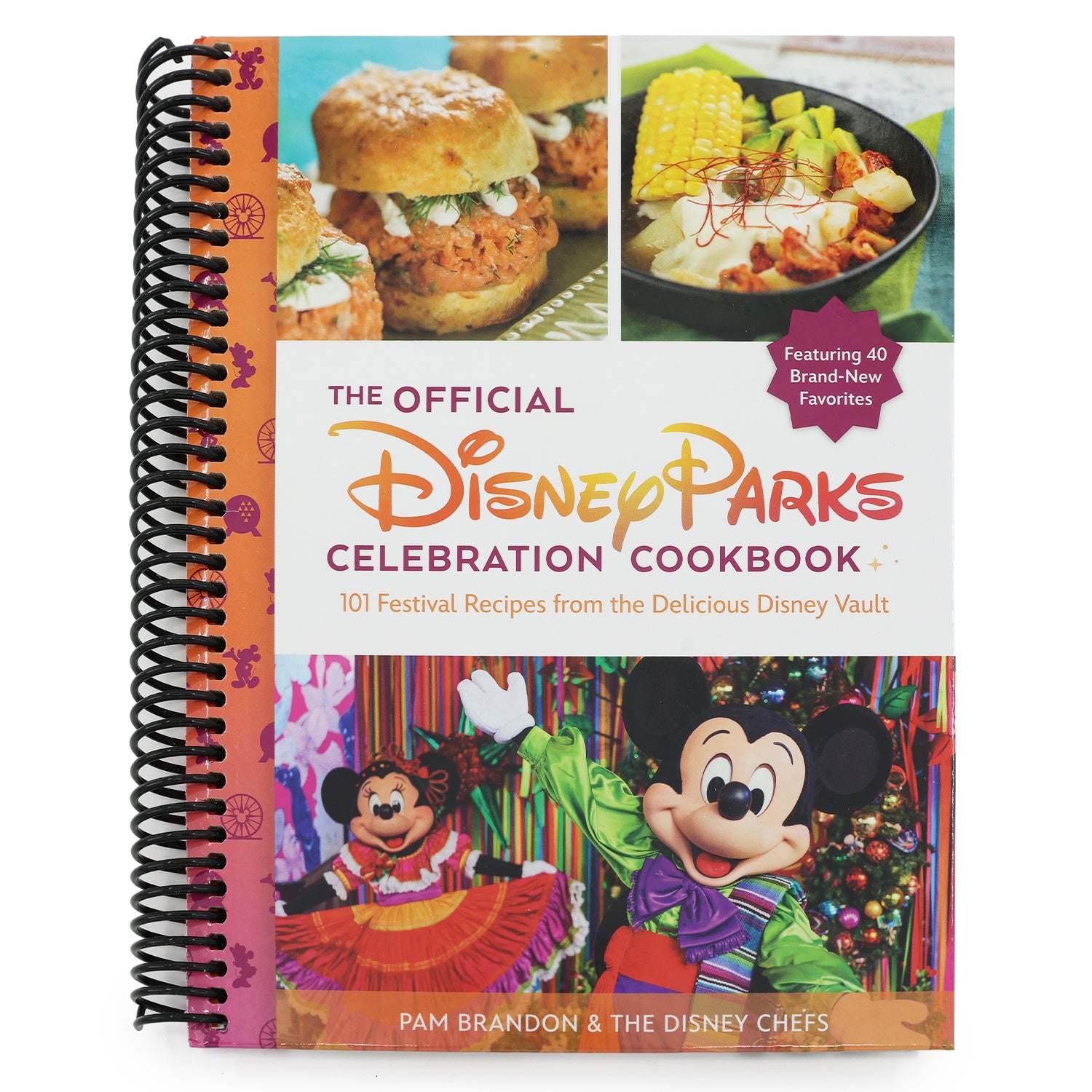 The Official Disney Parks Celebration Cookbook: 101 Festival Recipes from the Delicious Disney Vault (Spiral Bound)