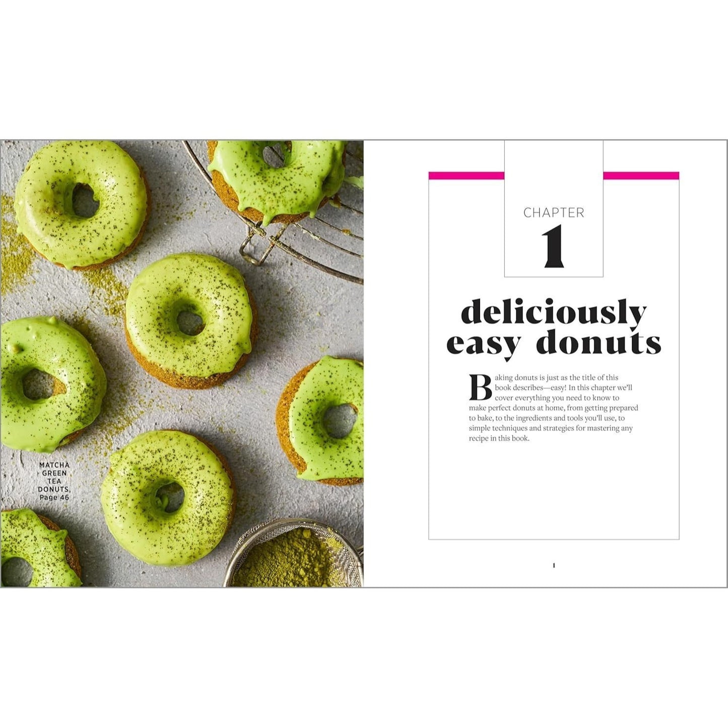 The Easy Baked Donut Cookbook: 60 Sweet and Savory Recipes for Your Oven and Mini Donut Maker (Spiral Bound)