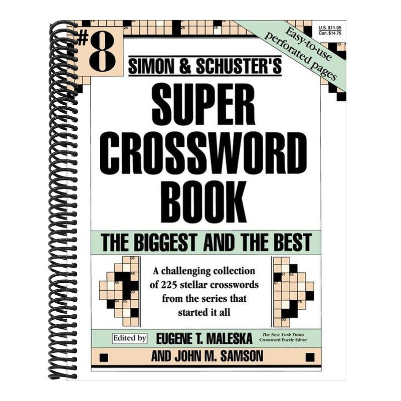 Simon & Schuster Super Crossword Puzzle Book #8: The Biggest and the Best