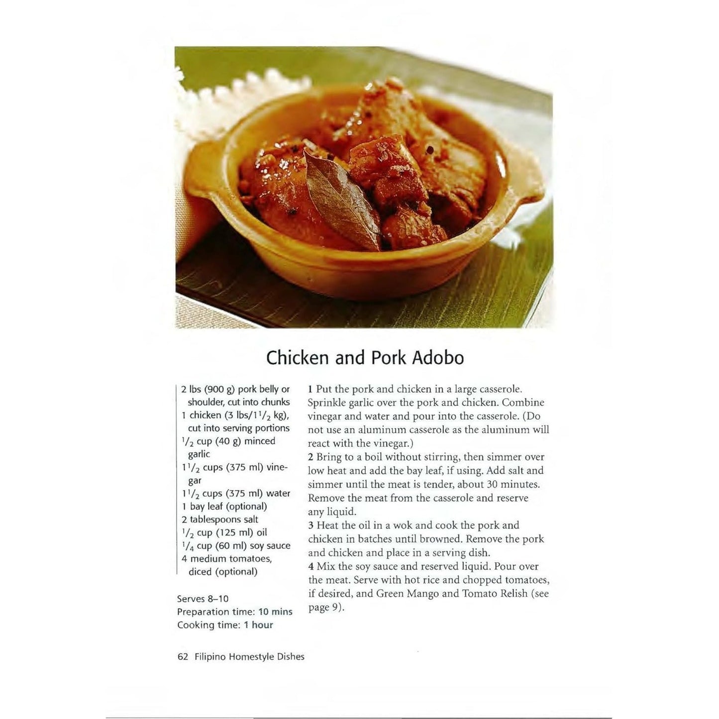 Filipino Homestyle Dishes: Delicious Meals in Minutes [Filipino Cookbook, Over 60 Recipes]