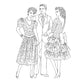 Creative Haven Fabulous Fashions of the 1980s Coloring Book