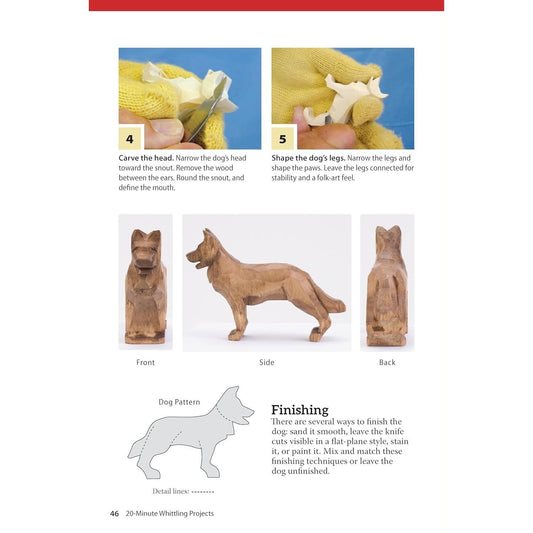 20-Minute Whittling Projects: Fun Things to Carve from Wood (Spiral Bound)
