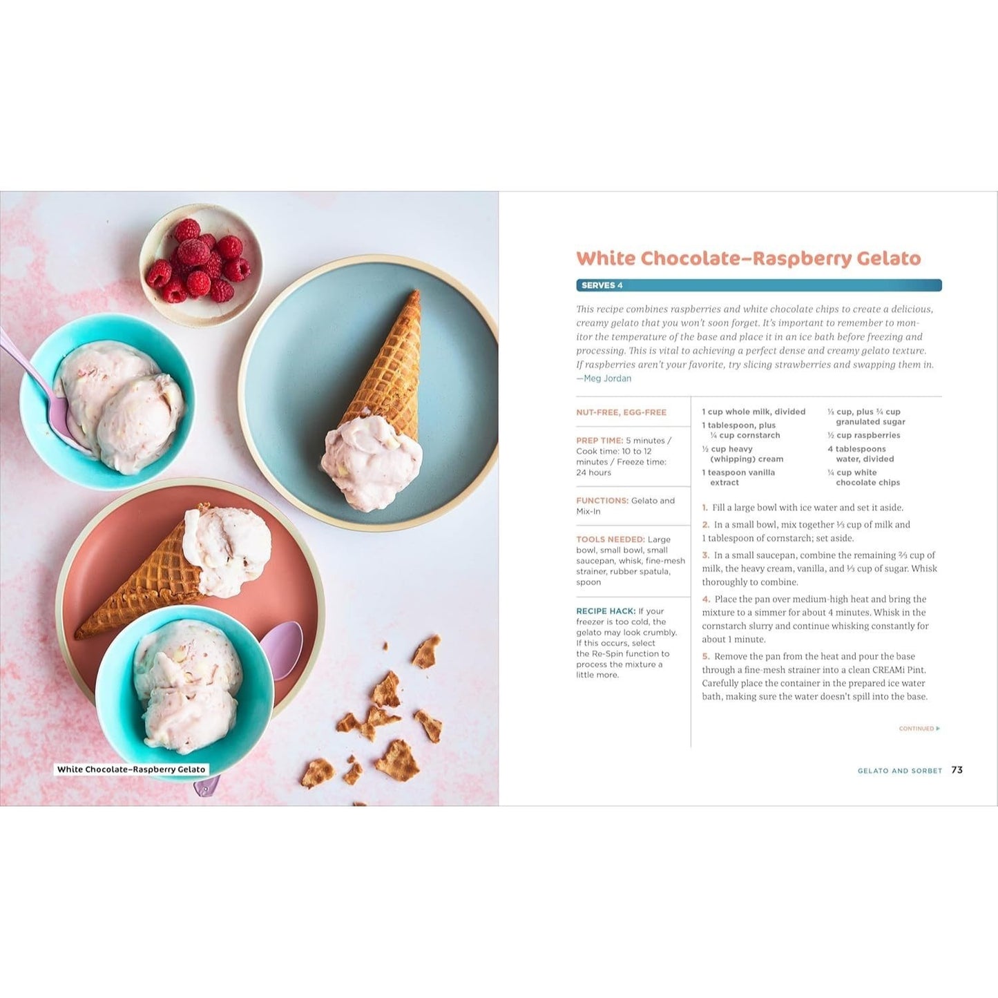 Ninja Creami Cookbook for Beginners: Homemade Ice Cream, Gelato, Sorbet, and Other Frozen Treats (Spiral Bound)