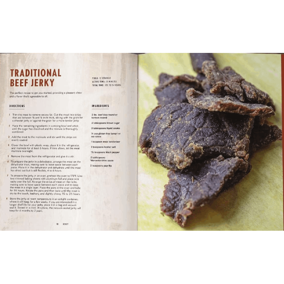 Jerky: The Essential Cookbook with Over 50 Recipes for Drying, Curing, and Preserving Meat