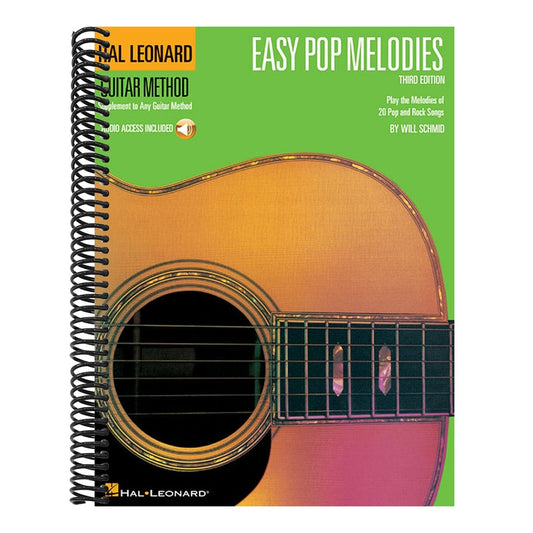 Easy Pop Melodies - Third Edition: Hal Leonard Guitar Method (Bk/Online Audio) (Revised)