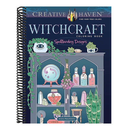 Creative Haven Witchcraft Coloring Book: Spellbinding Designs