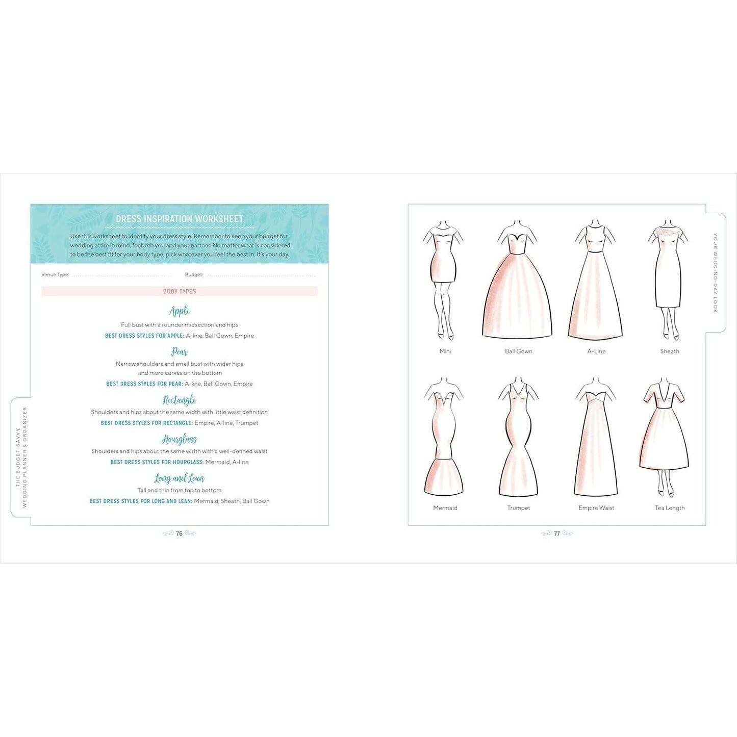 The Budget-Savvy Wedding Planner & Organizer: Checklists, Worksheets, and Essential Tools to Plan the Perfect Wedding on a Small Budget (Spiral Bound)