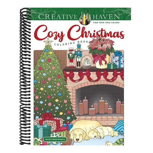 Creative Haven Cozy Christmas Coloring Book