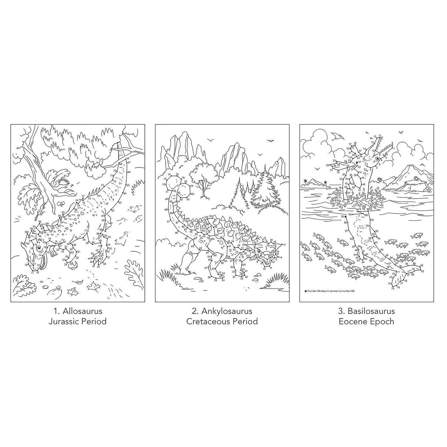 Dinosaurs & Prehistoric Animals Dot-To-Dot Fun!: Count from 1 to 101