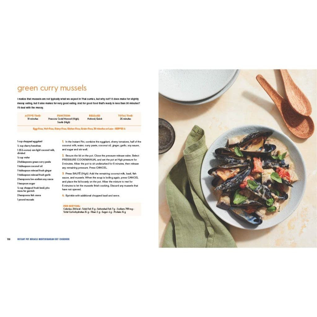 Instant Pot Miracle Mediterranean Diet Cookbook: 100 Simple and Tasty Recipes Inspired by One of the World's Healthiest Diets