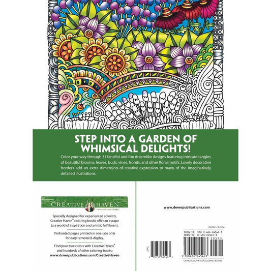 Creative Haven Entangled Gardens Coloring Book