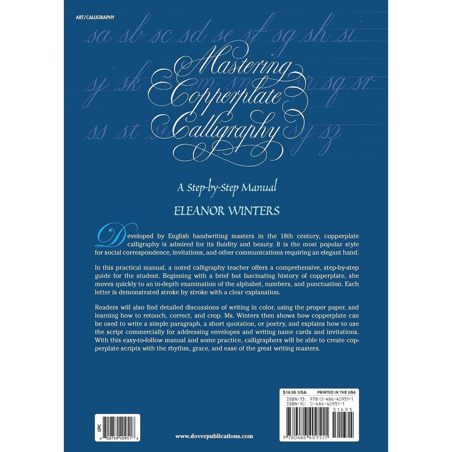 Mastering Copperplate Calligraphy: A Step-By-Step Manual (Spiral Bound)