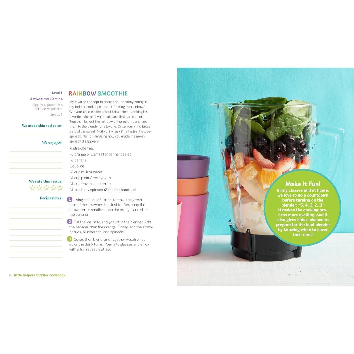 Little Helpers Toddler Cookbook: Healthy, Kid-Friendly Recipes to Cook Together (Spiral Bound)