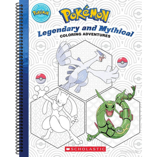 Pokémon Coloring Adventures #2: Legendary & Mythical Pokémon (Spiral Bound)