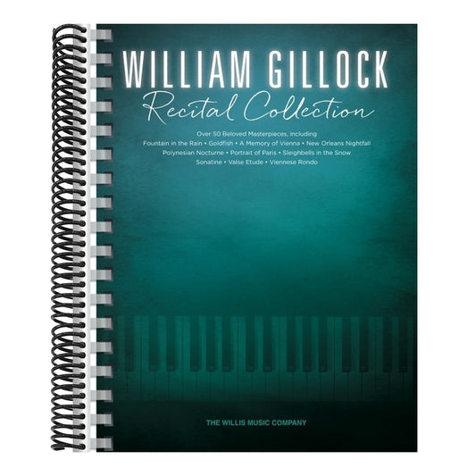 William Gillock Recital Collection: Intermediate to Advanced Level - Piano Sheet Music Book with Ove