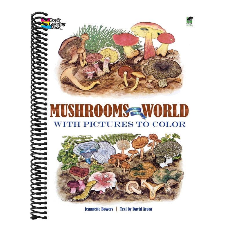 Mushrooms of the World with Pictures to Color
