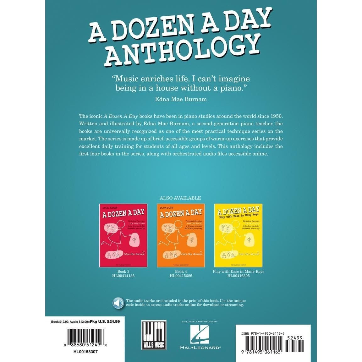 A Dozen a Day Anthology (Mini Preparatory 1 and 2 Books) - Beginner Piano Book for Kids & Teache