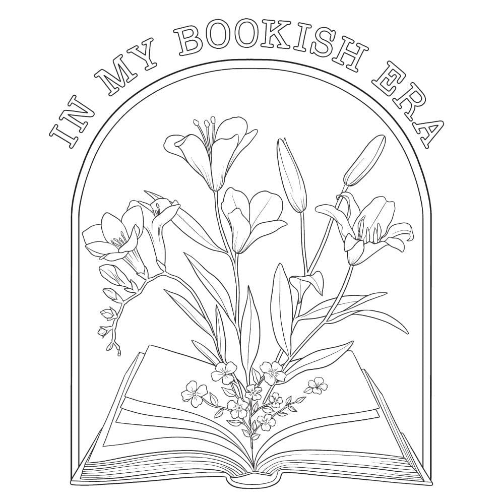 Bookish: The Coloring Book (Art & Ephemera for Bookworms & Bibliophiles)