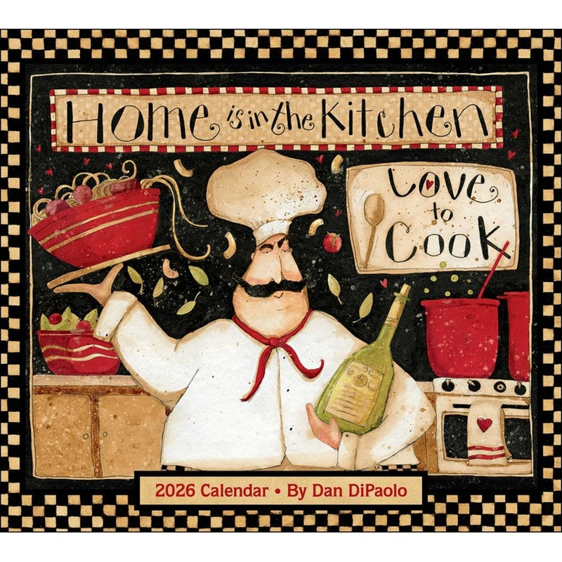 Home Is in the Kitchen 2026 Deluxe Wall Calendar