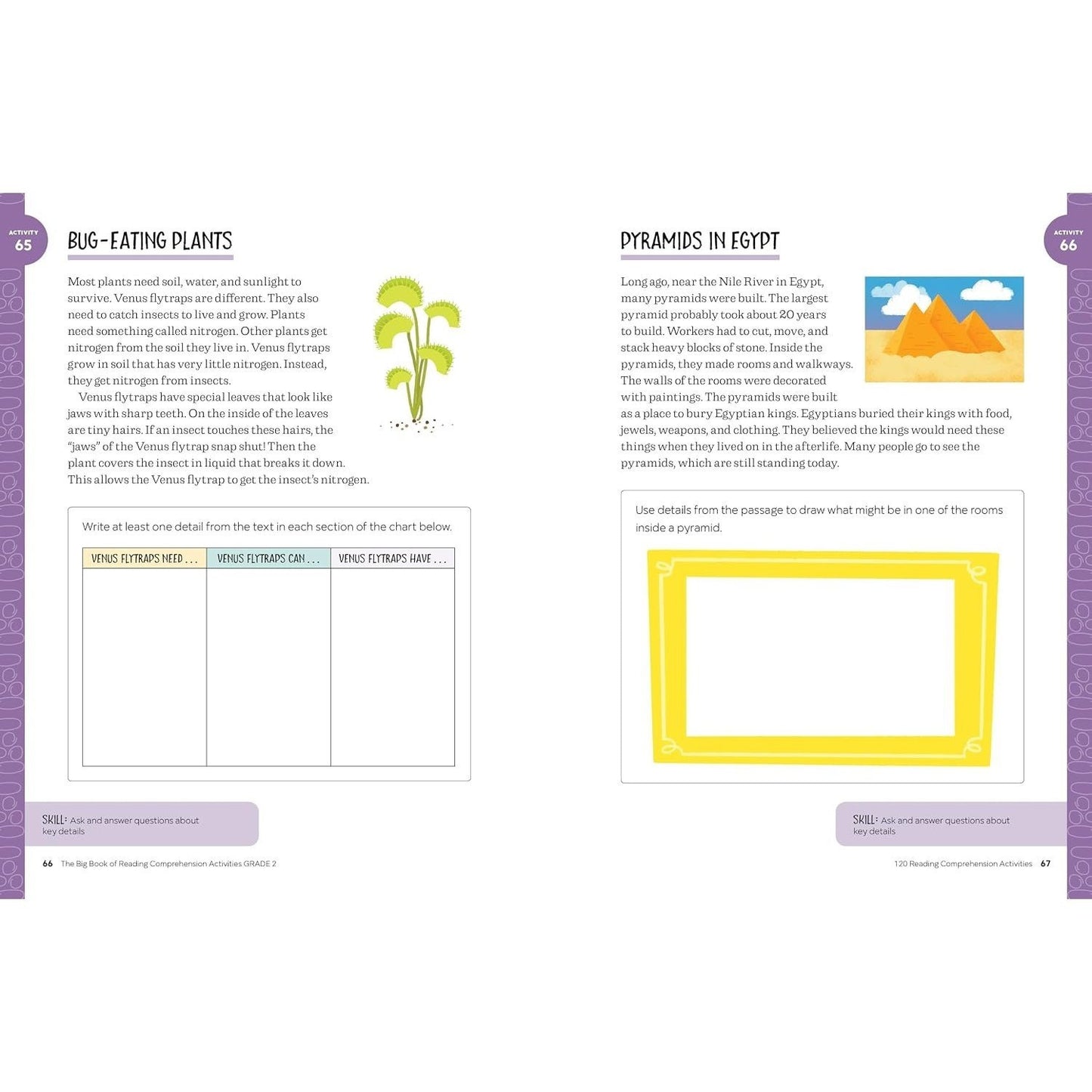 The Big Book of Reading Comprehension Activities, Grade 2: 120 Activities for After-School and Summer Reading Fun (Reading Comprehension Activities)