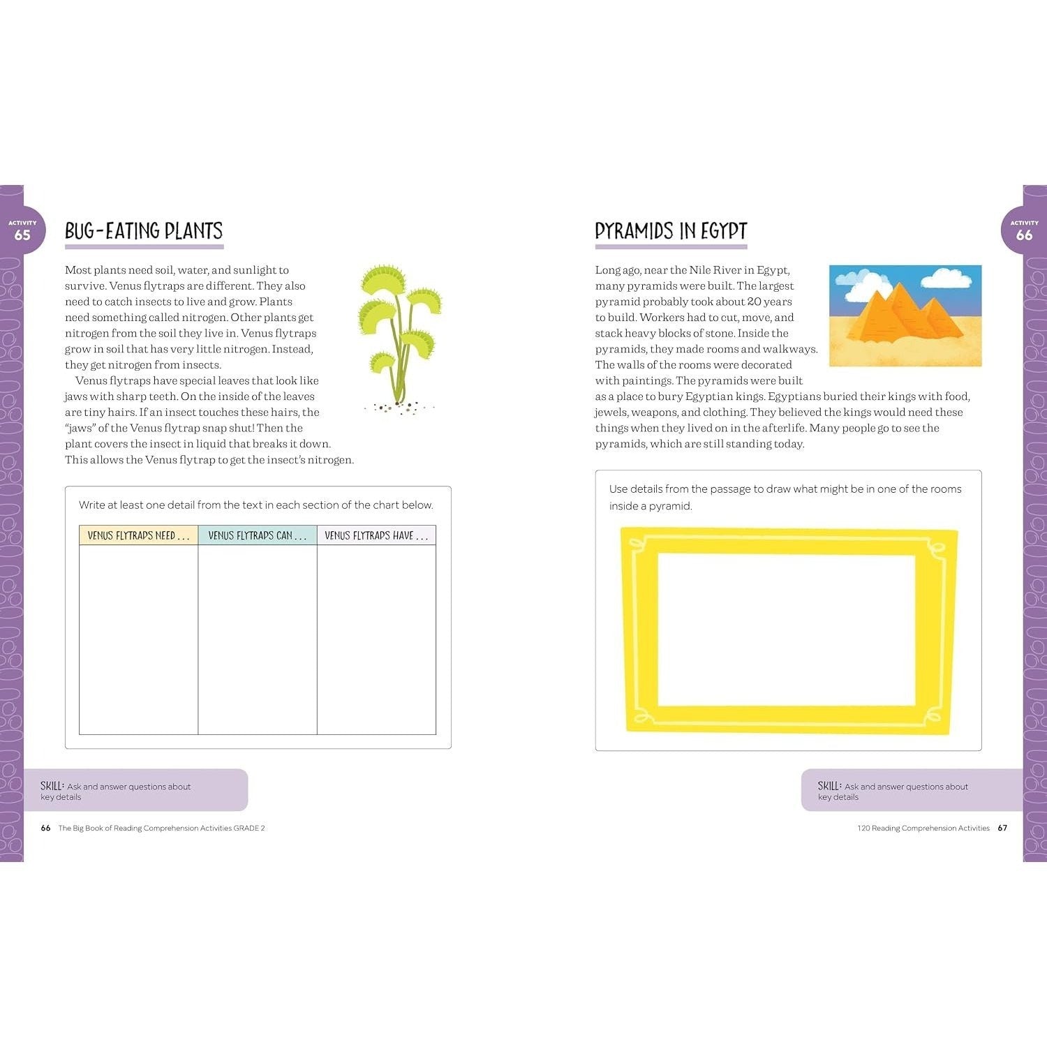 The Big Book of Reading Comprehension Activities, Grade 2: 120 Activities for After-School and Summer Reading Fun (Reading Comprehension Activities)