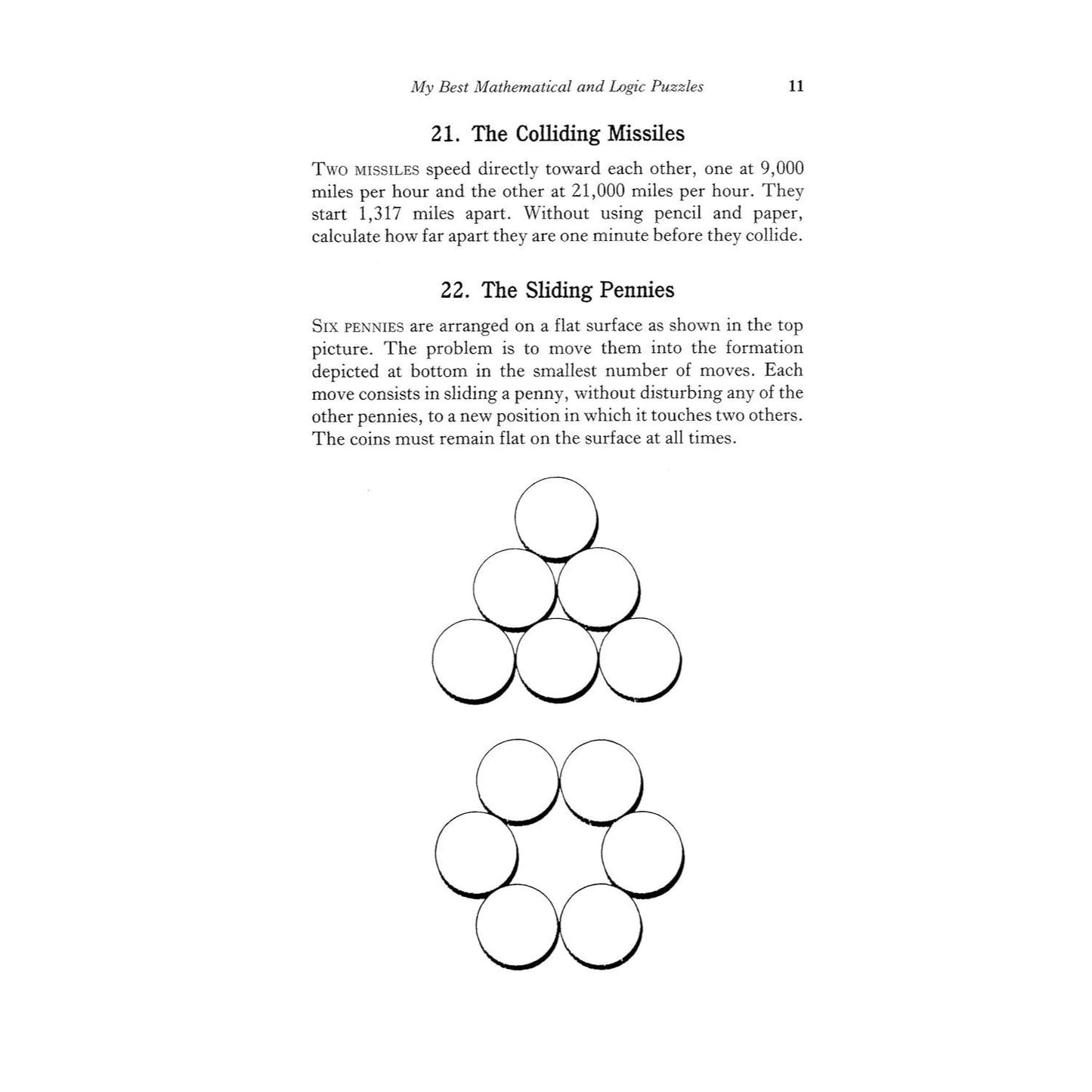 My Best Mathematical and Logic Puzzles