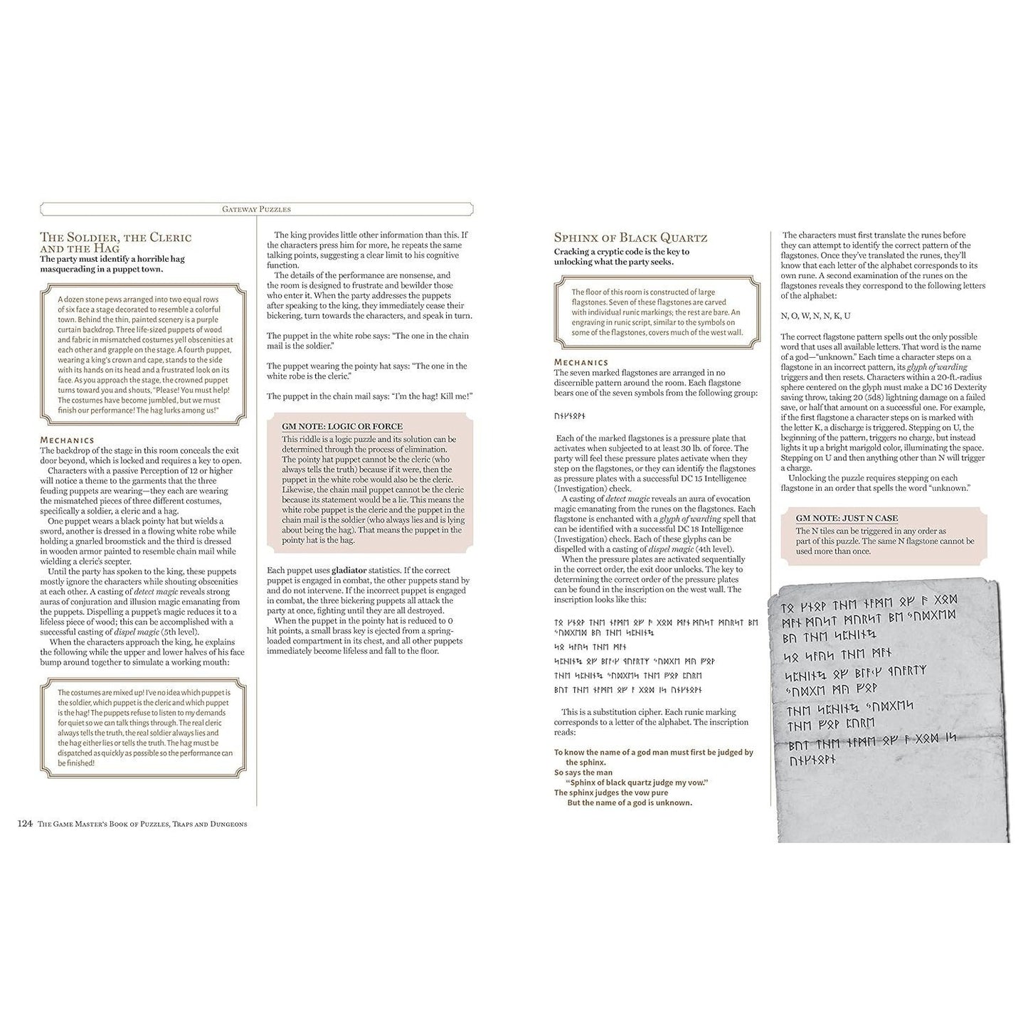 The Game Master's Book of Traps, Puzzles and Dungeons: A Punishing Collection of Bone-Crunching Contraptions, Brain-Teasing Riddles and Stamina-Testing En