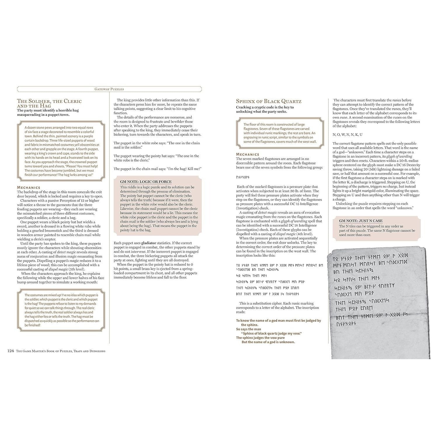 The Game Master's Book of Traps, Puzzles and Dungeons: A Punishing Collection of Bone-Crunching Contraptions, Brain-Teasing Riddles and Stamina-Testing En