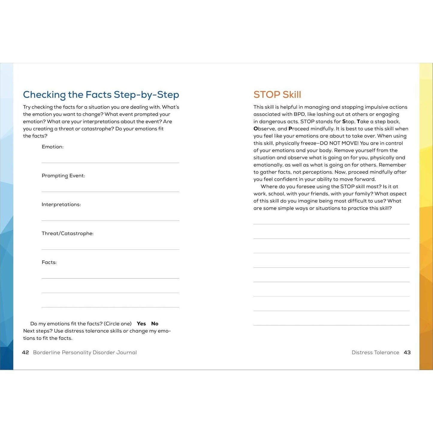 Borderline Personality Disorder Workbook: Dbt Prompts and Practices to Manage Symptoms and Achieve Balance