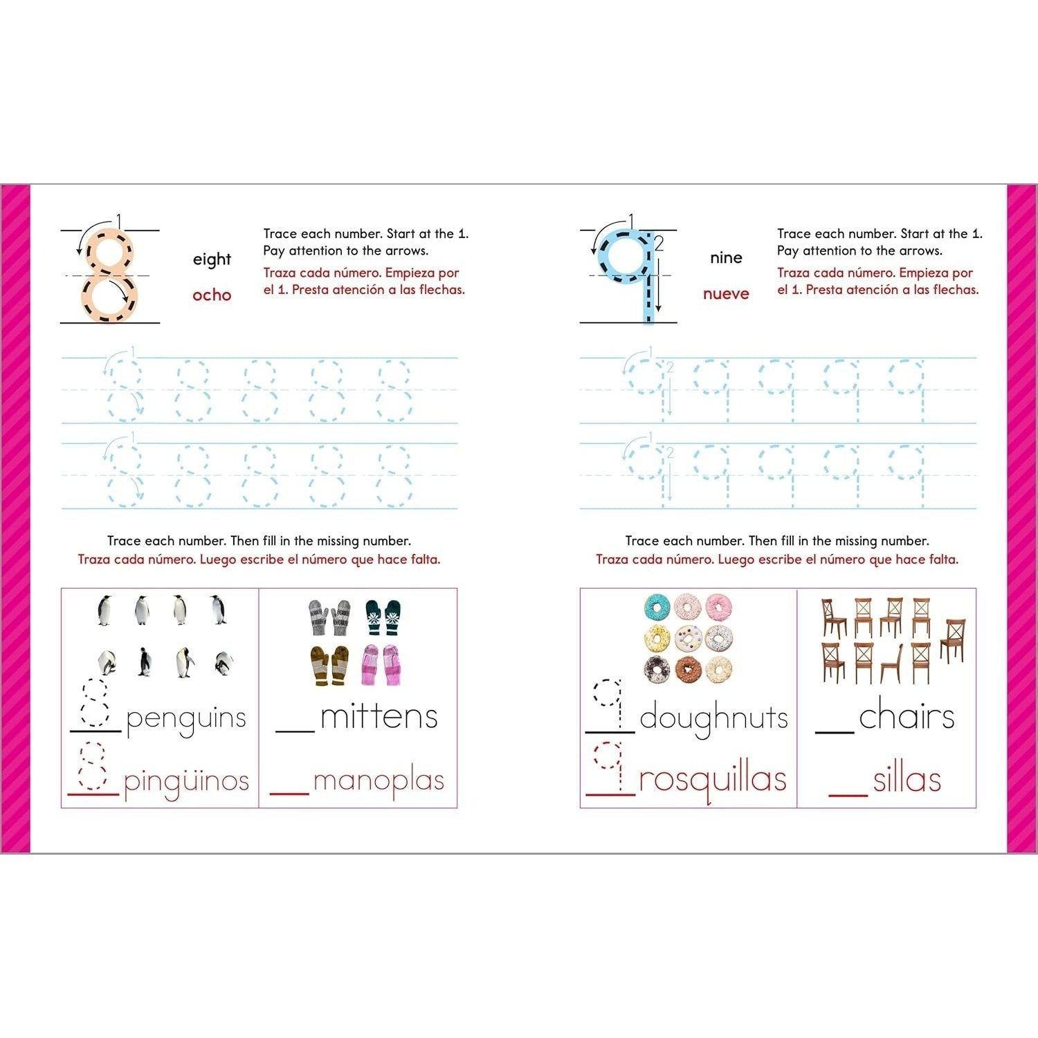 My First Bilingual Learn-To-Write Workbook: English-Spanish Bilingual Practice for Kids: Line Tracing, Letters, Numbers, and More! (My First Preschool Skills Workbooks) (Spiral Bound)