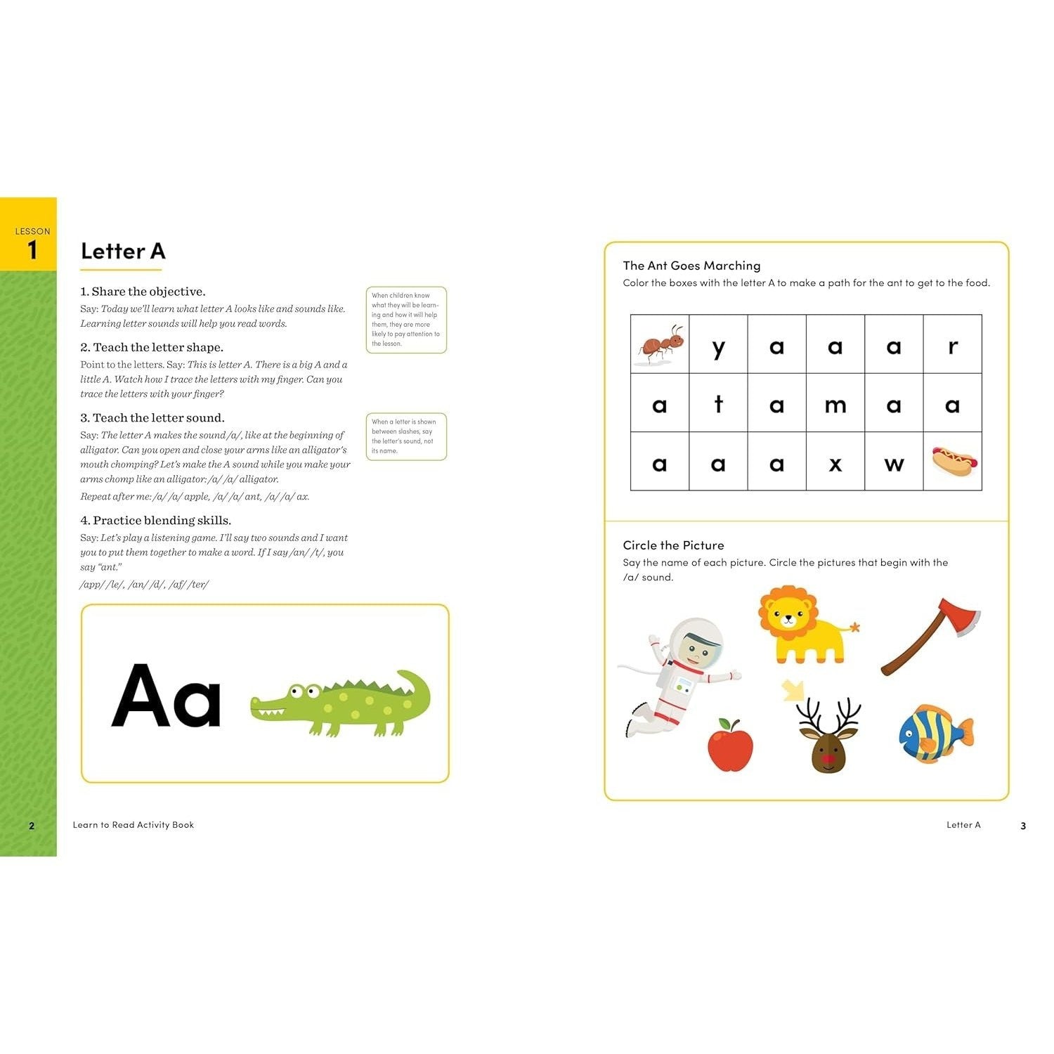 Learn to Read Activity Book: 101 Fun Phonics Lessons to Teach Your Child to Read (Phonics Makes Readers) (Spiral Bound)