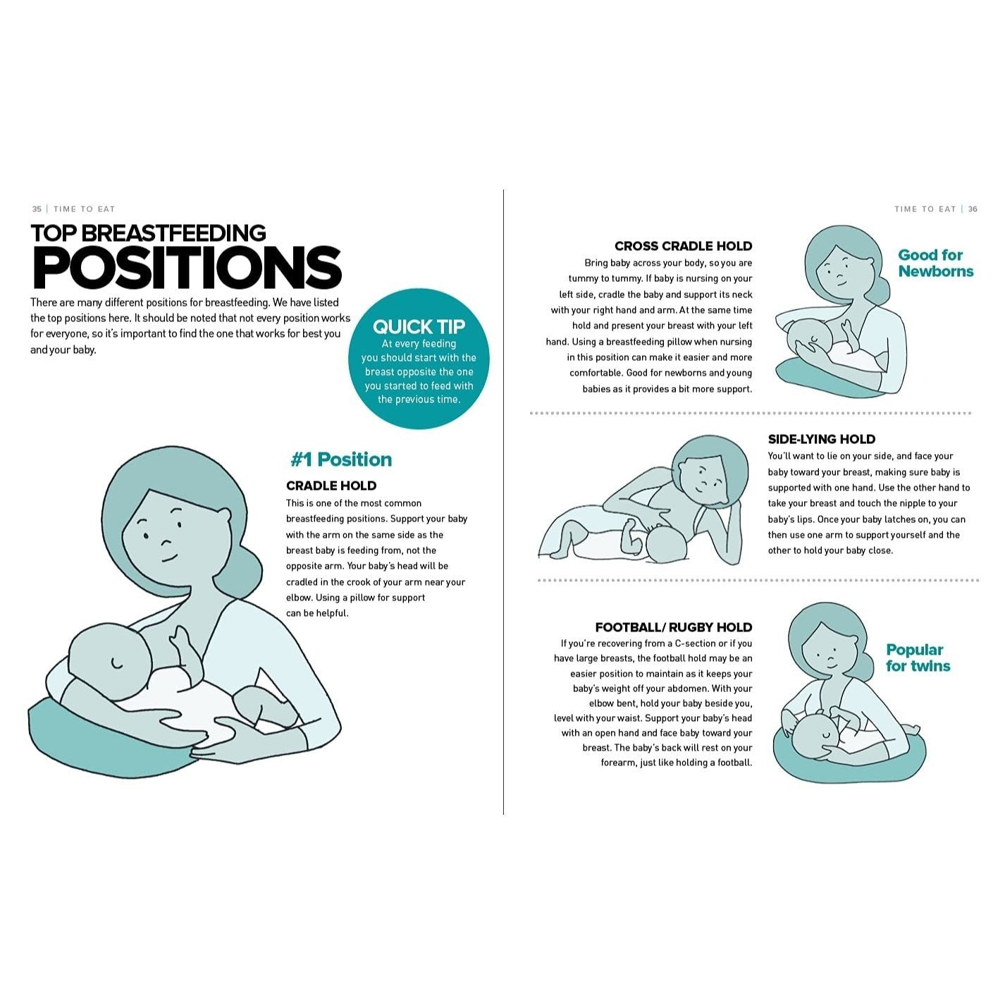 The Simplest Baby Book in the World: The Illustrated, Grab-And-Do Guide for a Healthy, Happy Baby (Spiral Bound)