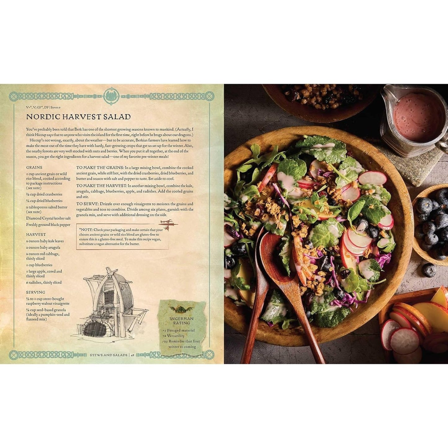 DreamWorks Dragons: Recipes from the Isle of Berk [Official Cookbook]: A Book of Feasts, Drinks, Desserts . . . and Dragons