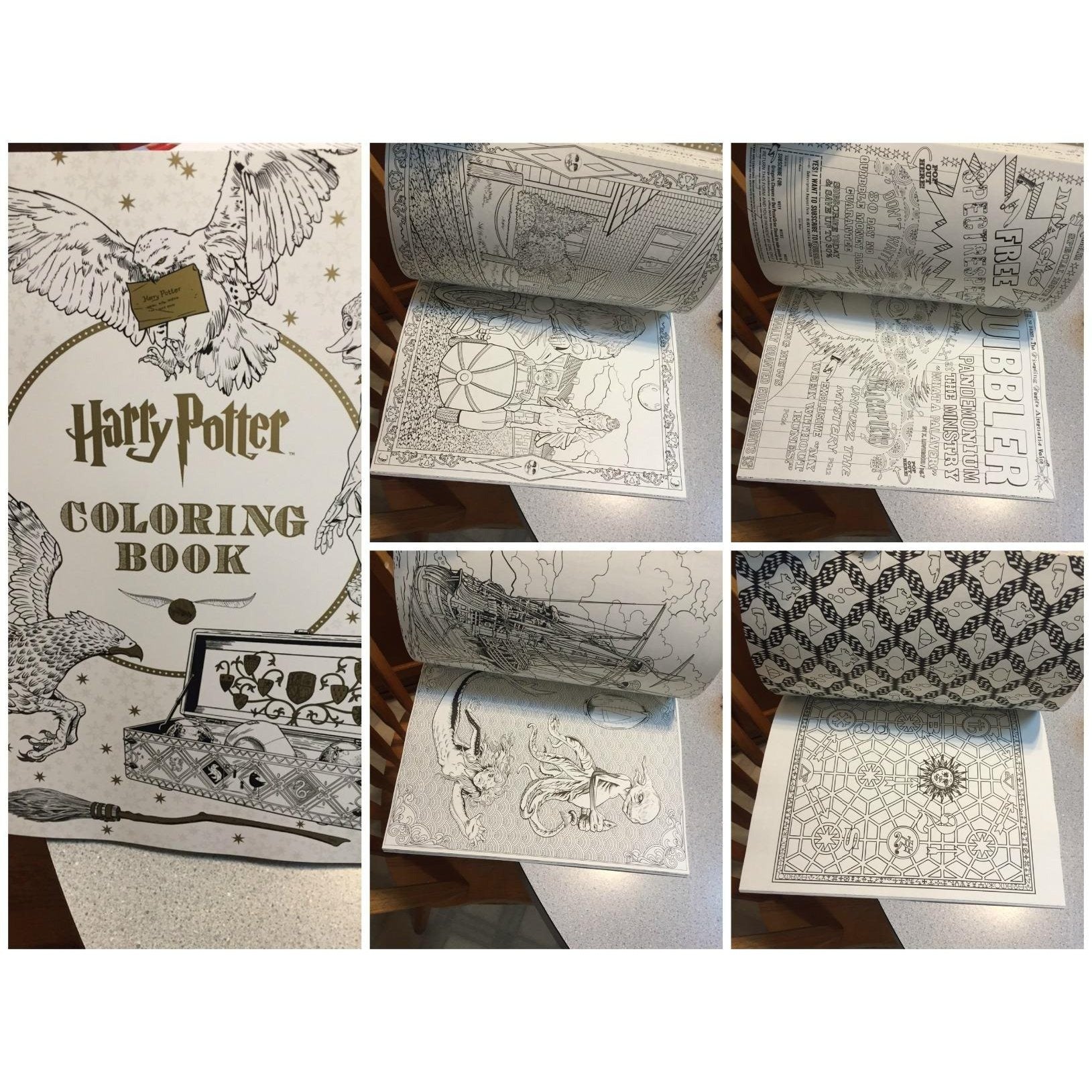 Harry Potter Coloring Book (Spiral Bound)