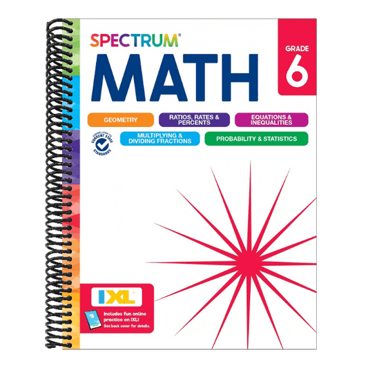 Spectrum Math Workbook, Grade 6