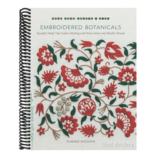 Embroidered Botanicals: Beautiful Motifs That Explore Stitching with Wool, Cotton, and Metallic Threads