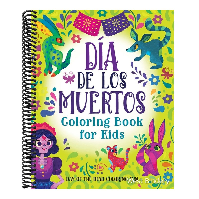 Día de los Muertos Coloring Book for Kids: Day of the Dead Coloring Fun