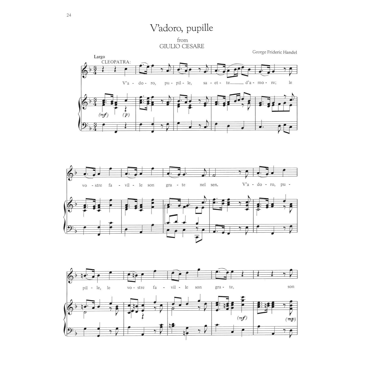 Arias for Soprano - G. Schirmer Opera Anthology Vocal Collection Classical Soprano Sheet Music and Songbook for Singers