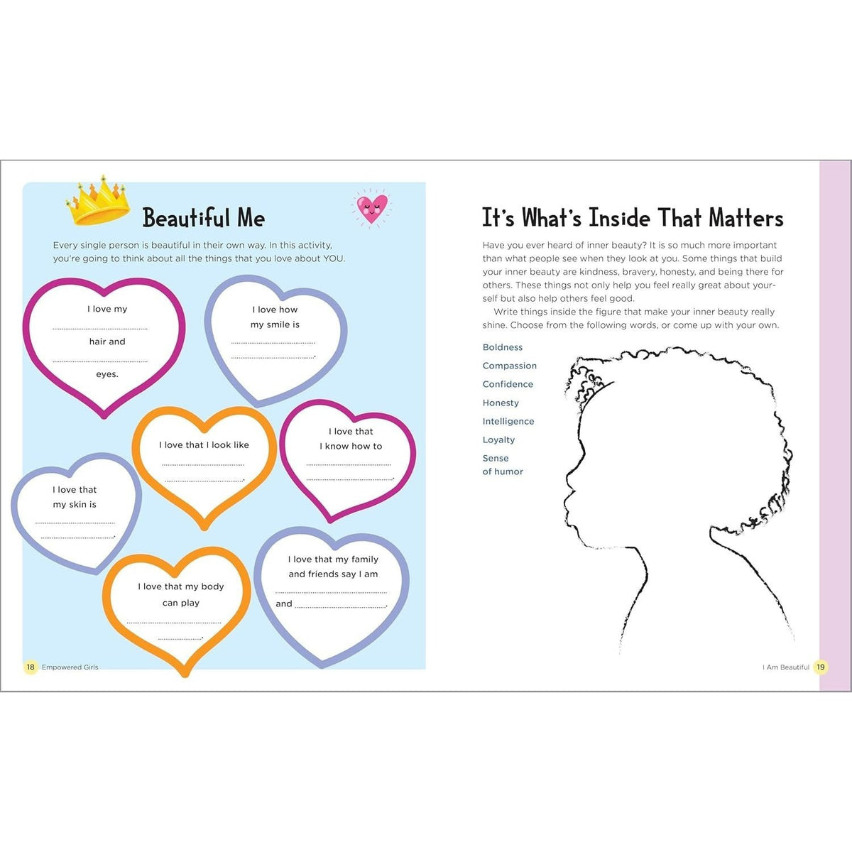 Empowered Girls: Activities and Affirmations for Empowering Strong, Confident Girls