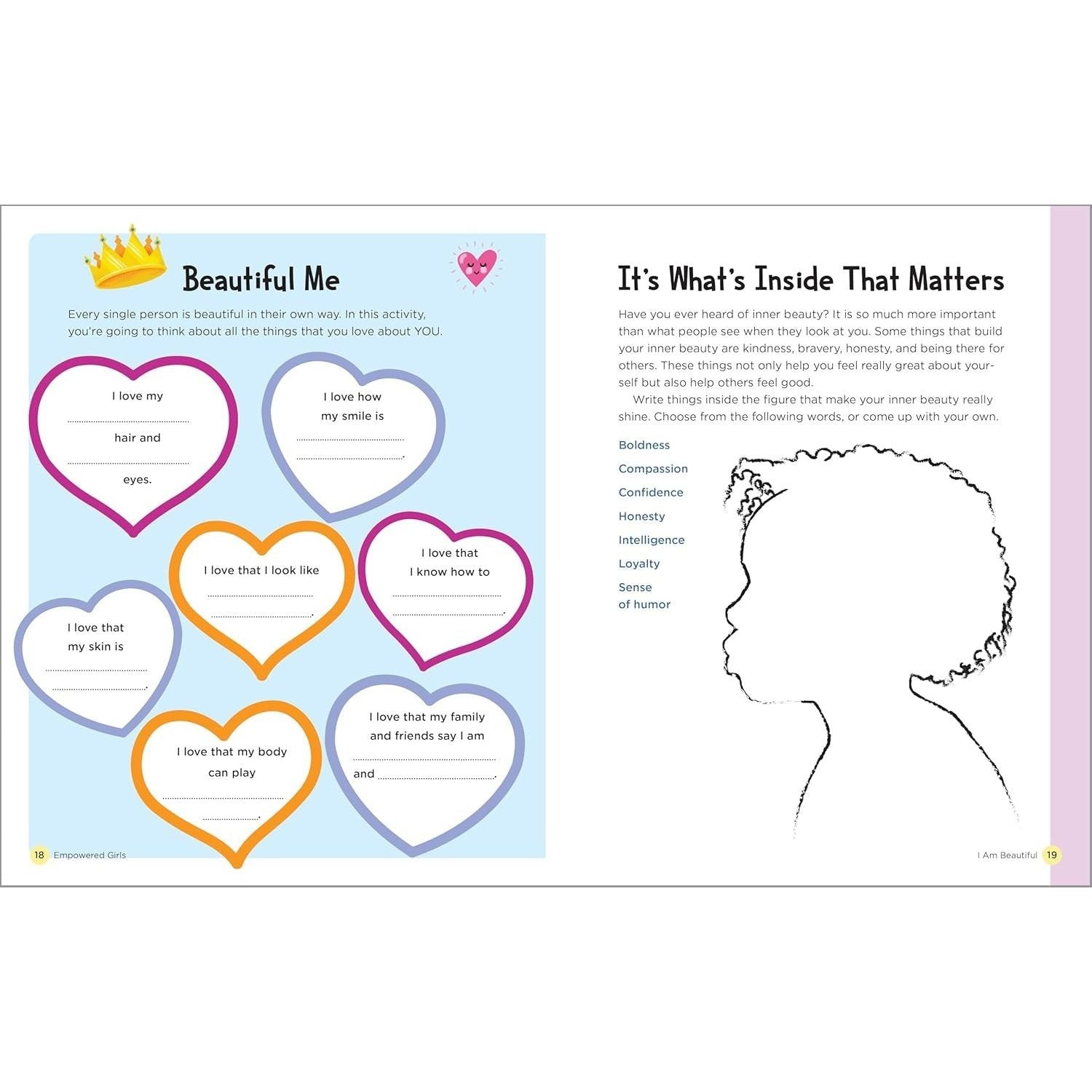 Empowered Girls: Activities and Affirmations for Empowering Strong, Confident Girls