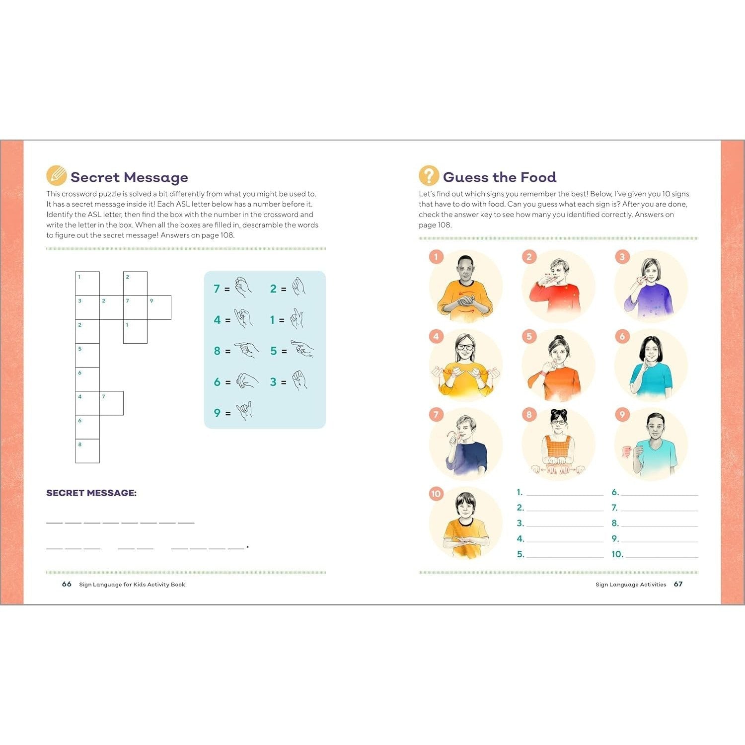 Sign Language for Kids Activity Book: 50 Fun Games and Activities to Start Signing