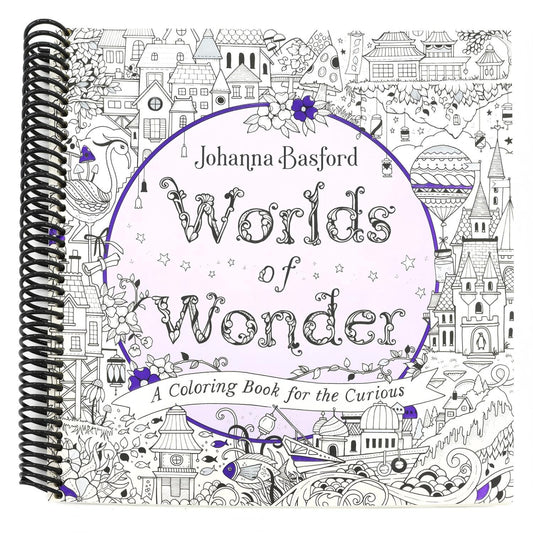 Worlds of Wonder: A Coloring Book for the Curious (Spiral Bound)