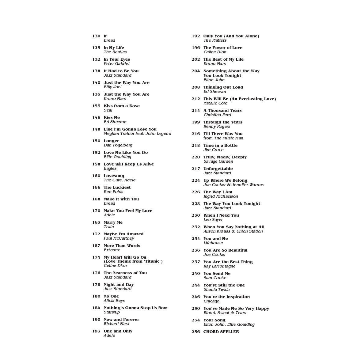 The Easy Love Songs Fake Book: Melody, Lyrics & Simplified Chords in the Key of C