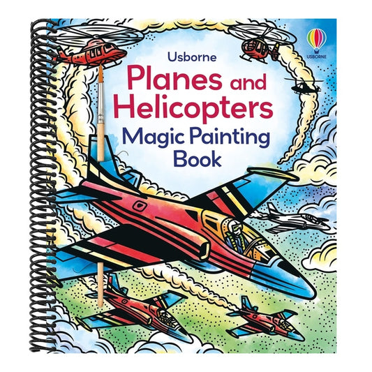 Planes and Helicopters Magic Painting Book